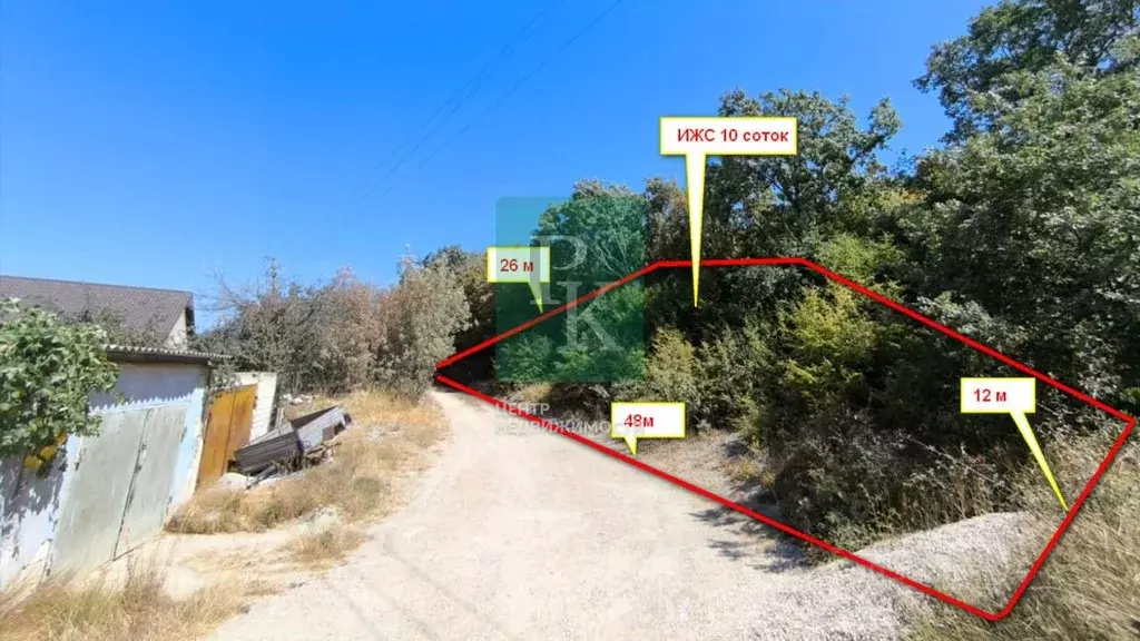 Участок в Севастополь, Севастополь, Балаклава г. пер. Оздоровительный ... - Фото 1