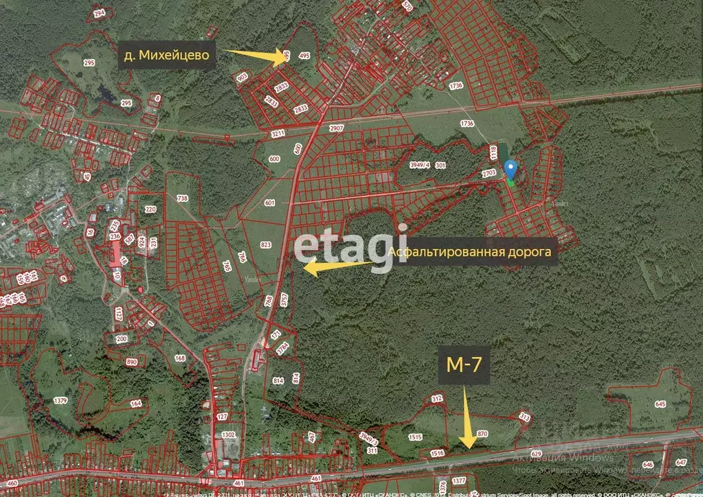 Участок в Владимирская область, Петушинский муниципальный округ, д. ... - Фото 1