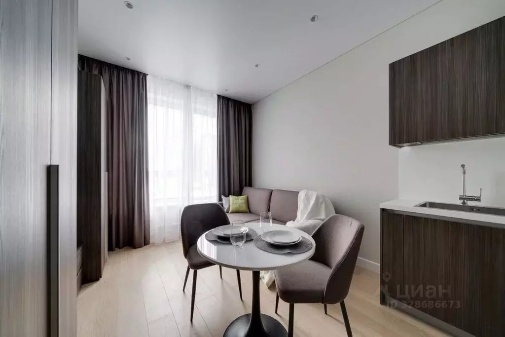 Студия Москва Шелепихинская наб., 34к4 (24.0 м) - Фото 1