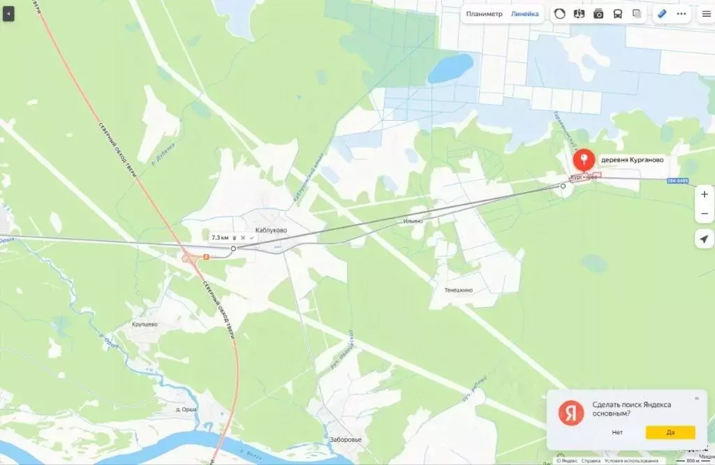 Участок в Тверская область, Калининский муниципальный округ, д. ... - Фото 2