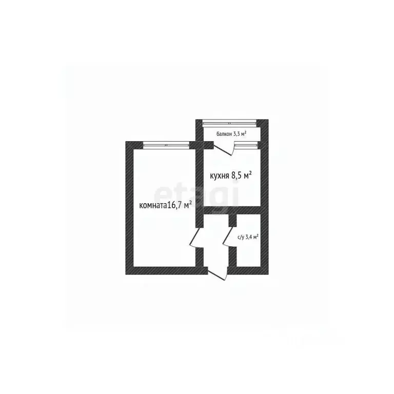 1-к кв. Краснодарский край, Краснодар Музыкальный мкр, ул. Имени ... - Фото 1