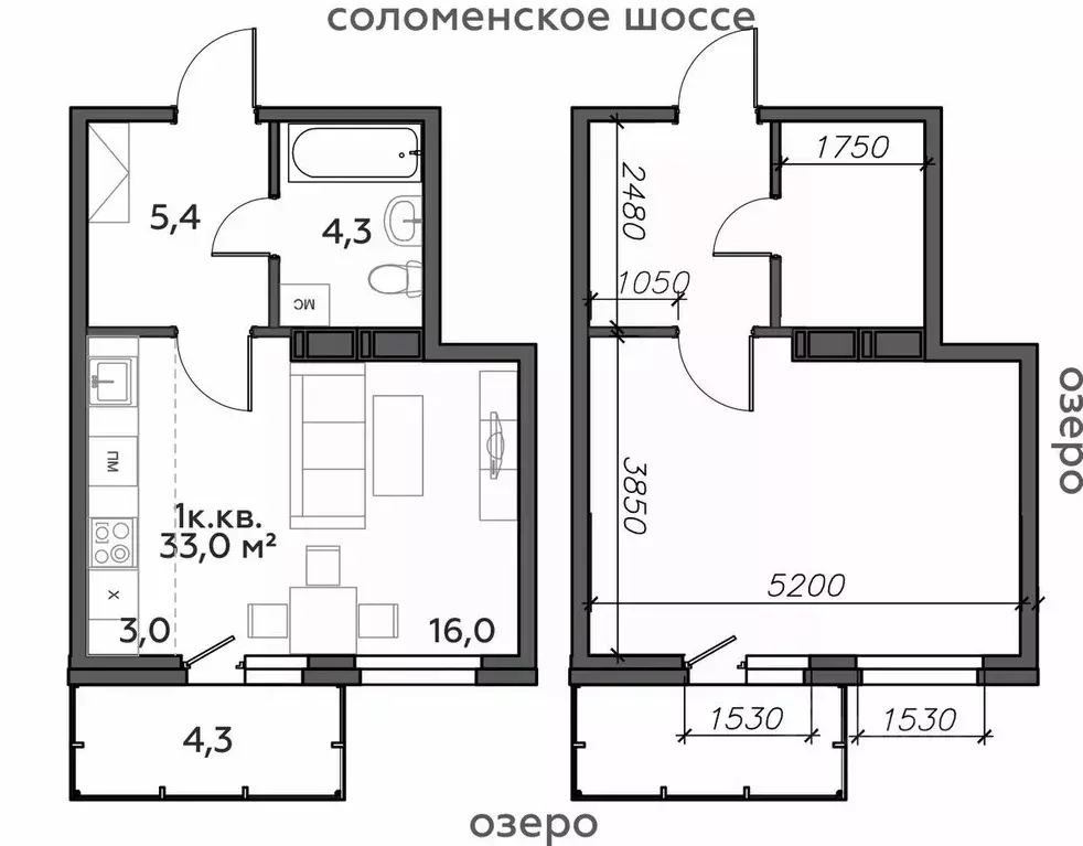 1-к кв. Карелия, Петрозаводск Район Северная промзона, Вороний Наволок ... - Фото 0