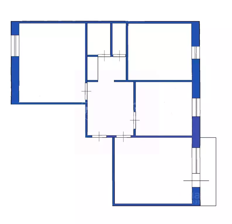 3-к кв. Кемеровская область, Кемерово Октябрьский просп., 103 (60.5 м) - Фото 2