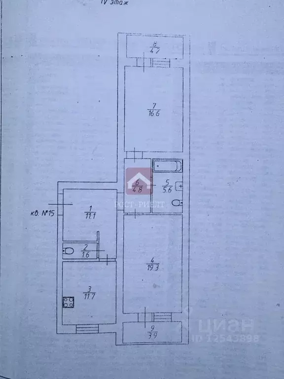 2-к кв. Саратовская область, Саратов Рижская ул., 20В (70.7 м) - Фото 2