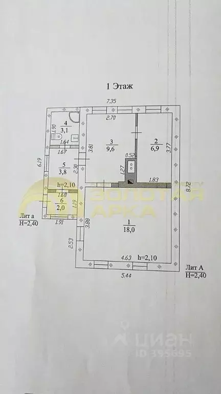 Дом в Краснодарский край, Крымский район, Варениковская ст-ца ул. Мира ... - Фото 2