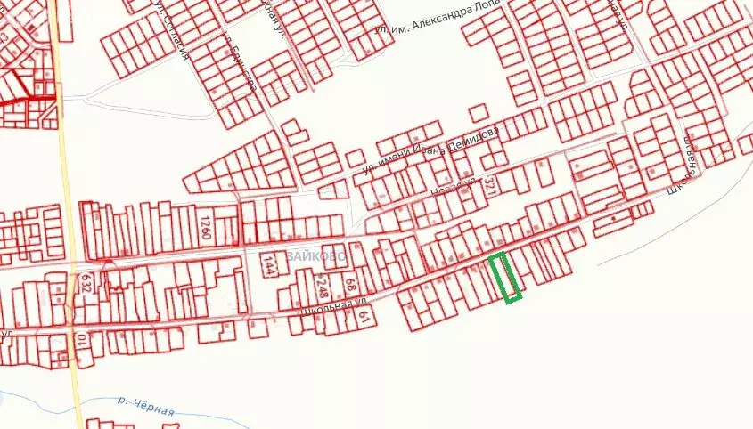 Участок в Курган, Зайково, Школьная улица (27 м) - Фото 1