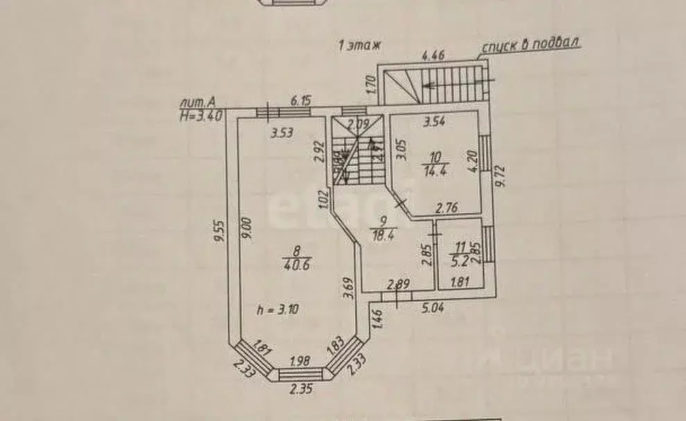 Дом в Татарстан, Казань пер. Загадочный, 15 (244 м) - Фото 2
