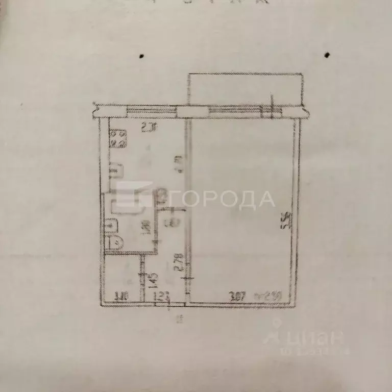 1-к кв. Алтайский край, Барнаул ул. Энтузиастов, 31 (30.0 м) - Фото 1