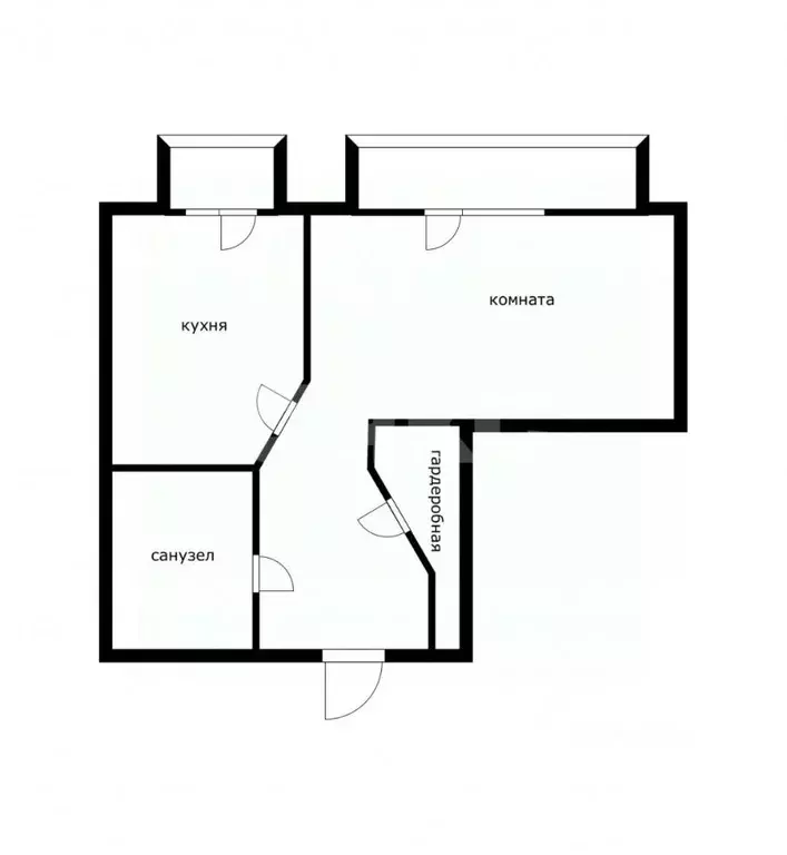 1-к кв. Краснодарский край, Сочи Новый Сочи мкр, ул. Цюрупы, 34 (42.0 ... - Фото 2