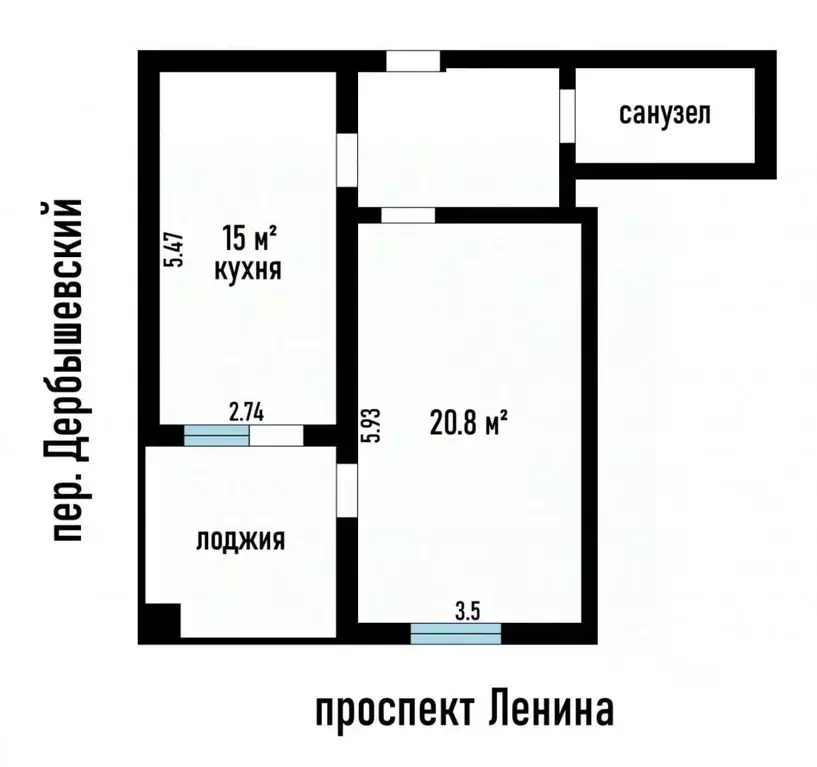 1-к кв. Томская область, Томск Черемошники мкр, пер. Дербышевский, 30 ... - Фото 2
