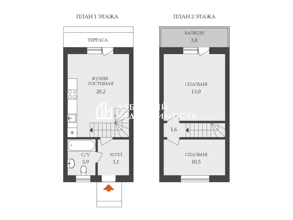 Дом в Фёдоровское, 1-й Счастливый проезд, 3 (52.5 м) - Фото 1