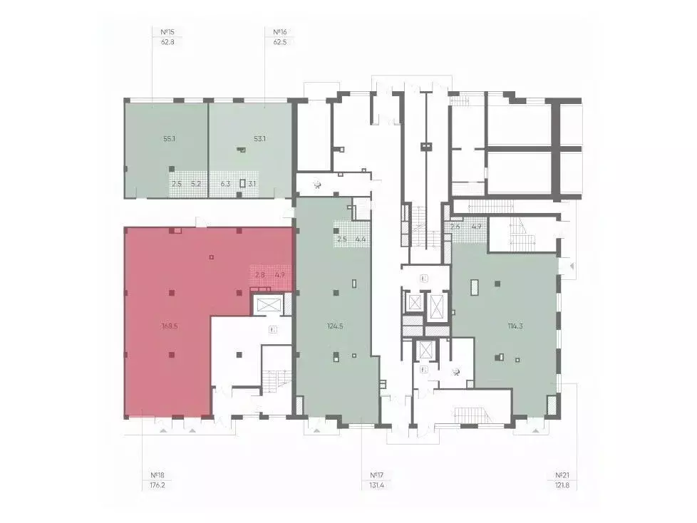 Офис в Санкт-Петербург Партизанская ул., 5 (176 м) - Фото 2