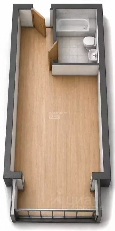 Студия Московская область, Реутов Носовихинское ш., 37 (31.5 м) - Фото 2