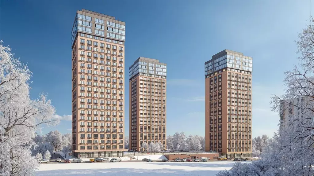 3-к кв. Нижегородская область, Нижний Новгород KM Печерский жилой ... - Фото 1