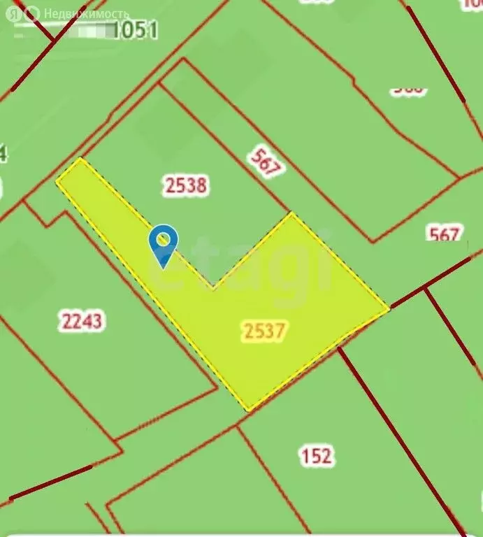 Участок в село Малые Кабаны, Советская улица (9.7 м) - Фото 1