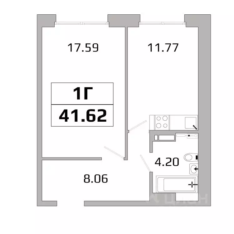 1-к кв. Иркутская область, Иркутск ИВАТУ городок, Авиатор жилой ... - Фото 1