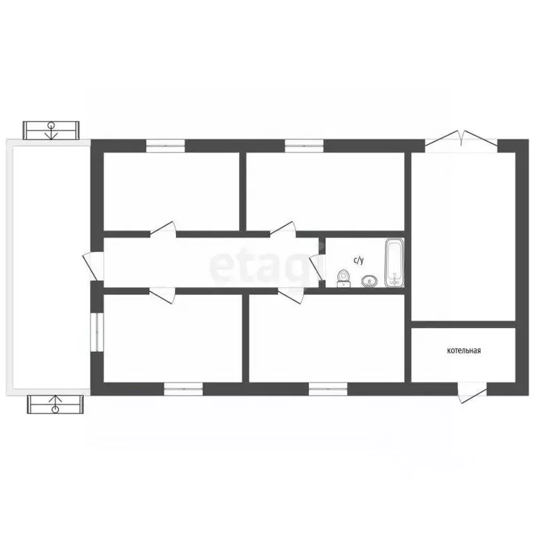 Дом в Забайкальский край, Читинский район, с. Засопка, Молодежный ДНТ ... - Фото 2