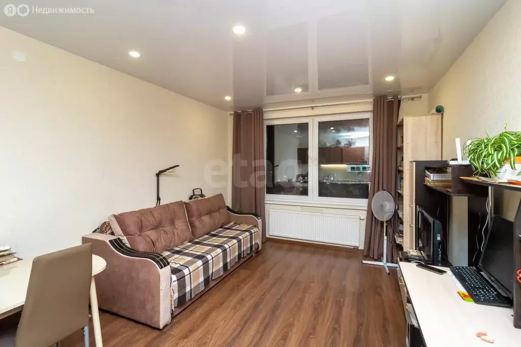 Квартира-студия: Тюмень, улица Ю.-Р.Г. Эрвье, 32к1 (30.8 м) - Фото 2