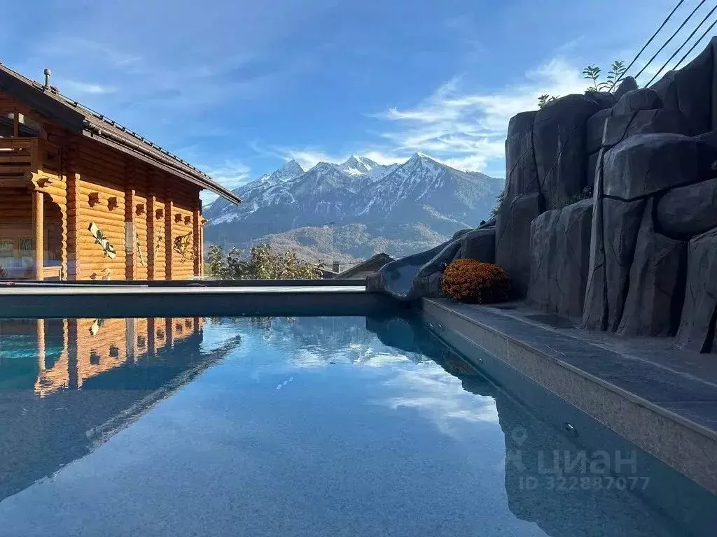 Дом в Краснодарский край, Сочи Красная Поляна пгт, 2-й Садовый мкр, ... - Фото 1