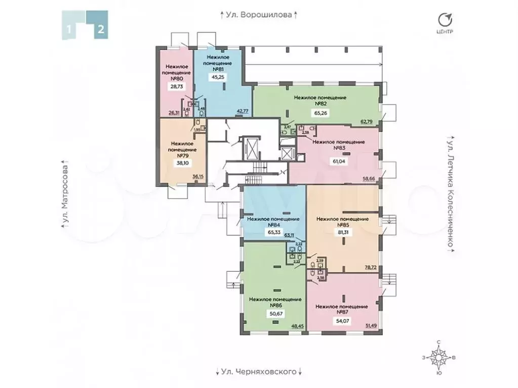 Продам помещение свободного назначения, 65.26 м - Фото 1