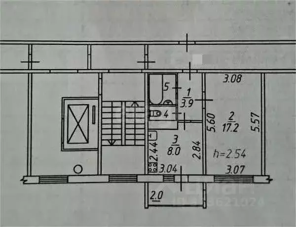 1-к кв. Псковская область, Псков Коммунальная ул., 72 (32.9 м) - Фото 1