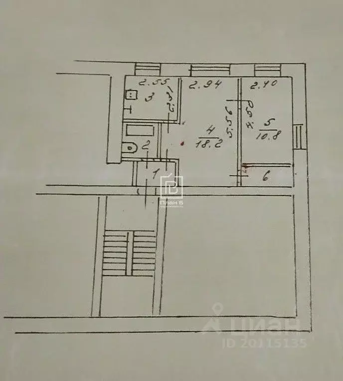 2-к кв. Калужская область, Калуга ул. Маршала Жукова, 41 (42.4 м) - Фото 2
