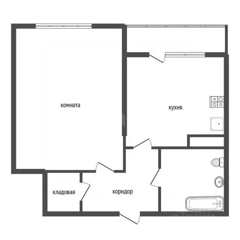 1-к кв. Воронежская область, Воронеж ул. Независимости, 78к1 (32.0 м) - Фото 2