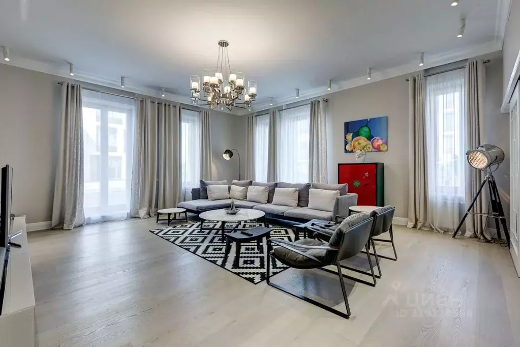 4-к кв. Санкт-Петербург наб. Мартынова, 74Б (170.0 м) - Фото 1