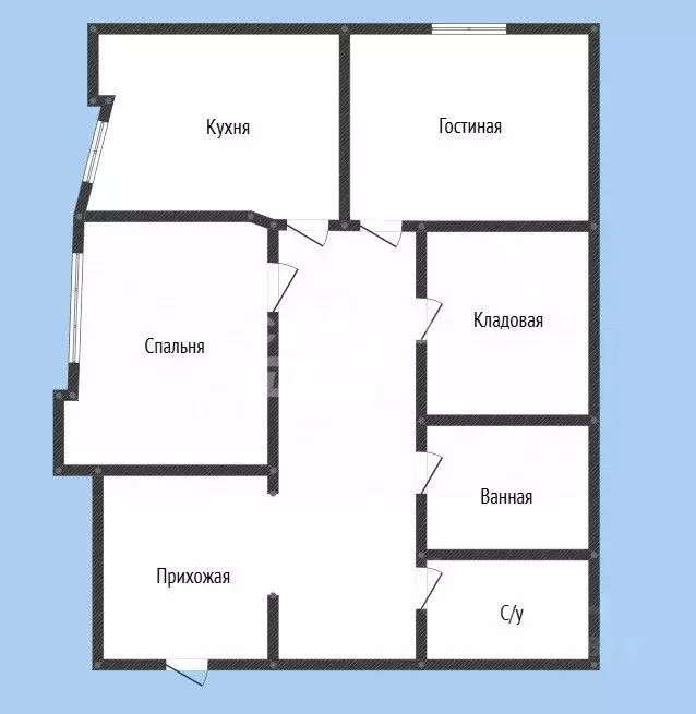 2-к кв. Дагестан, Махачкала ул. Гайдара Гаджиева, 1Б (95.0 м) - Фото 2