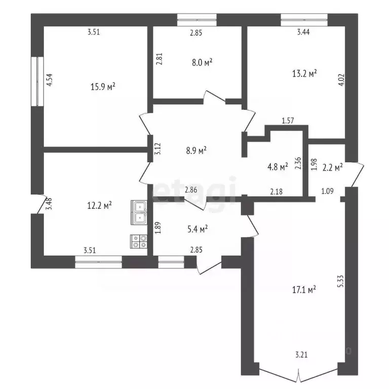 Дом в Тюменская область, Тюмень Березняки СНТ,  (100 м) - Фото 1