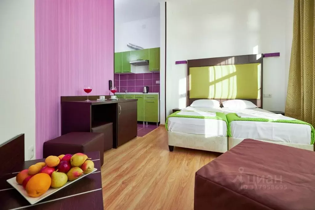 Комната Краснодарский край, Сочи Главная ул., 30К (23.0 м) - Фото 0