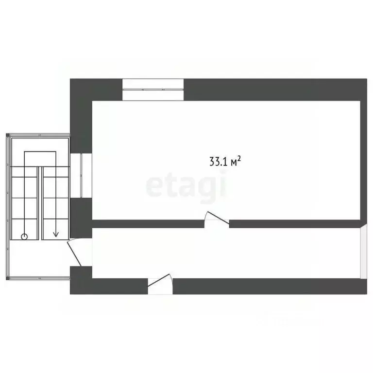 Офис в Тюменская область, Тюмень ул. Пермякова, 1 (33 м) - Фото 0