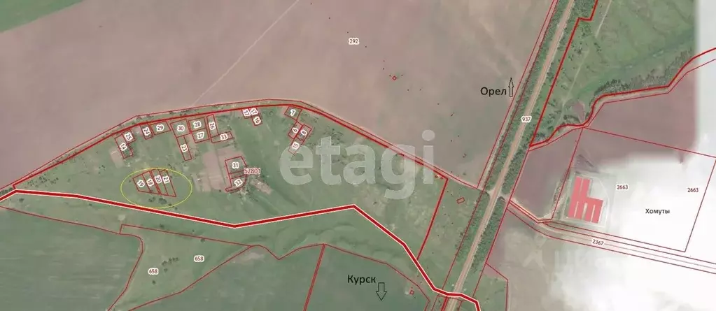 Участок в Орловская область, Орловский район, Геолог СНТ  (15.0 сот.) - Фото 1