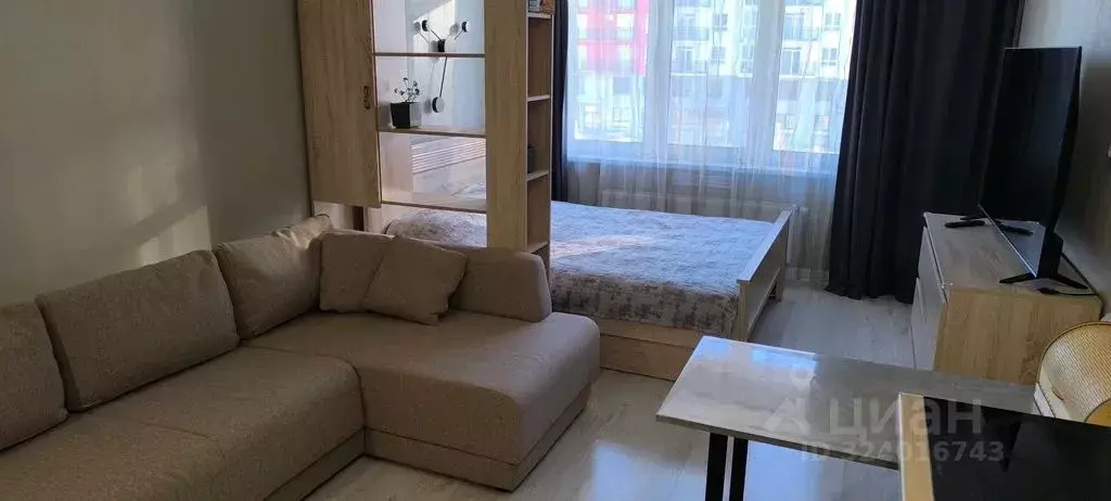 Студия Тюменская область, Тюмень ул. Краснооктябрьская, 14 (29.0 м) - Фото 1