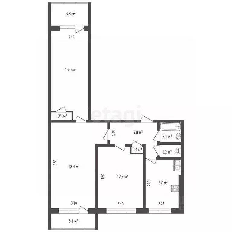 Комната Самарская область, Самара Черемшанская ул., 248 (31.0 м) - Фото 2