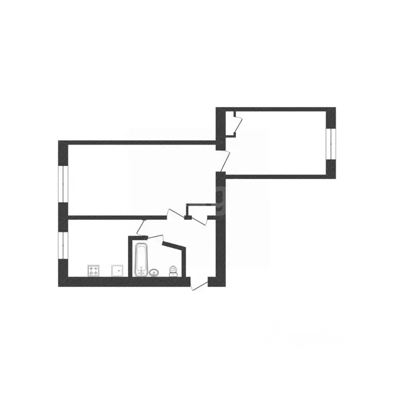 2-к кв. Белгородская область, Белгород ул. Маяковского, 18 (49.4 м) - Фото 2