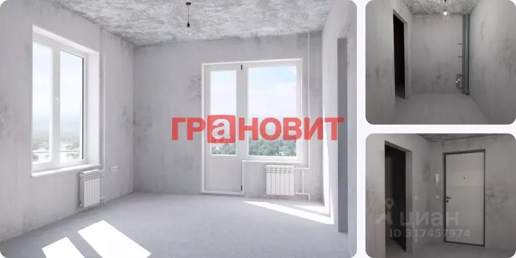 1-к кв. Новосибирская область, Новосибирск ул. Забалуева, 96 (43.55 м) - Фото 0