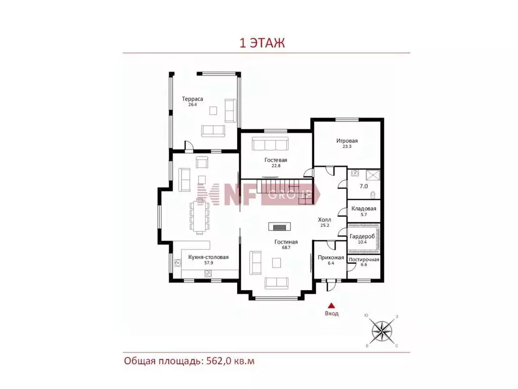 Коттедж в Москва пос. Первомайское, Староникольское кп,  (810 м) - Фото 1