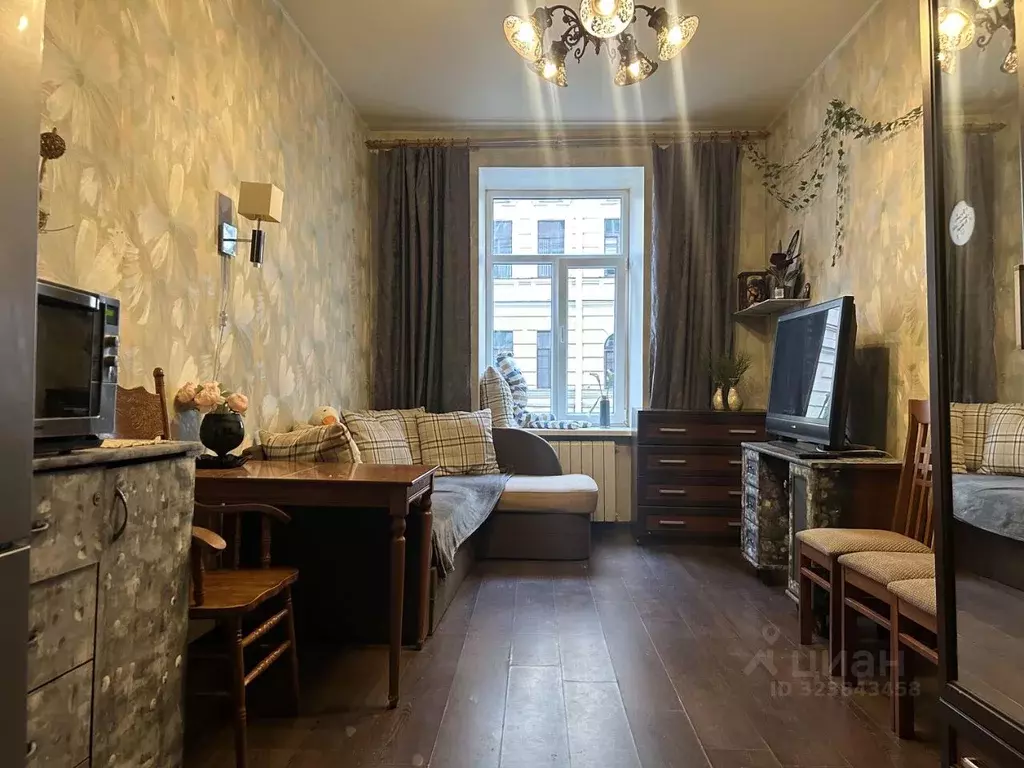 Комната Санкт-Петербург Верейская ул., 27 (18.0 м) - Фото 1