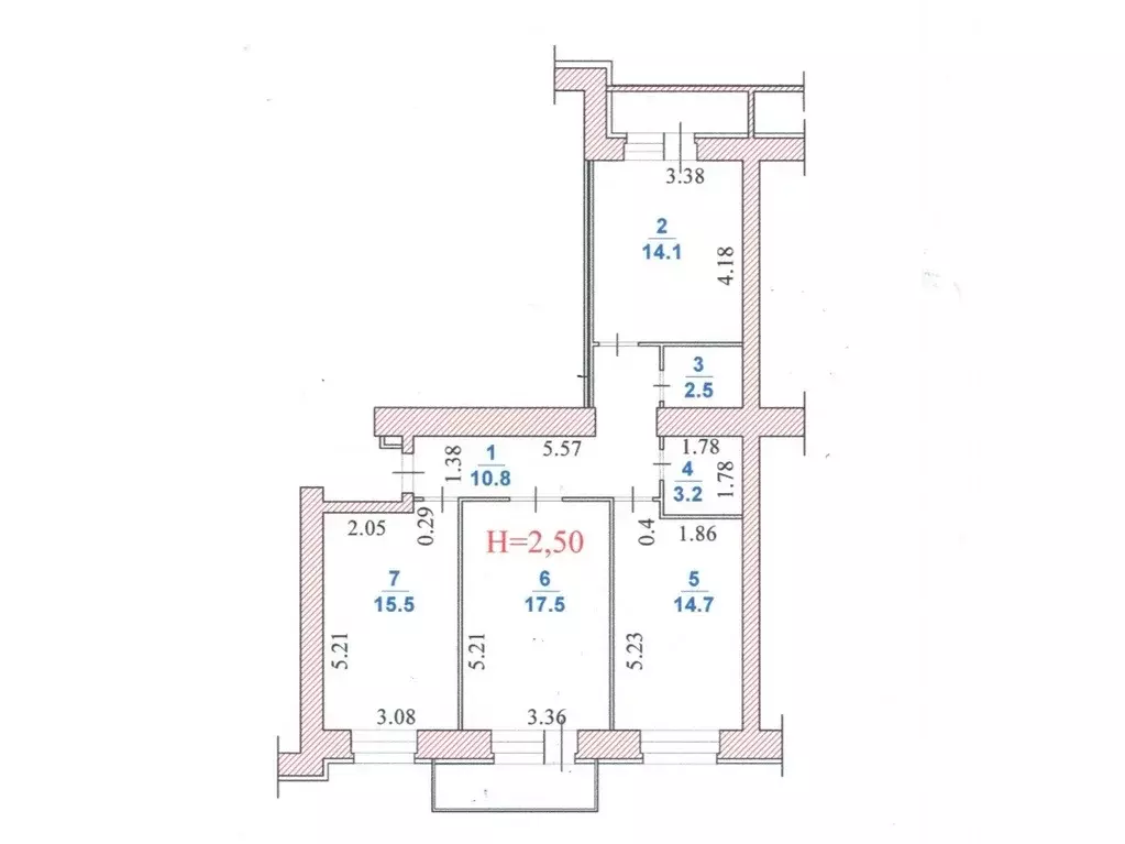 Продаётся 3-к квартира, 78.3 м - Фото 0