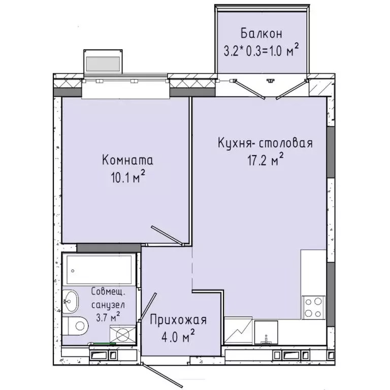 1-комнатная квартира: Ижевск, улица Ленина, 91/1 (36 м) - Фото 0