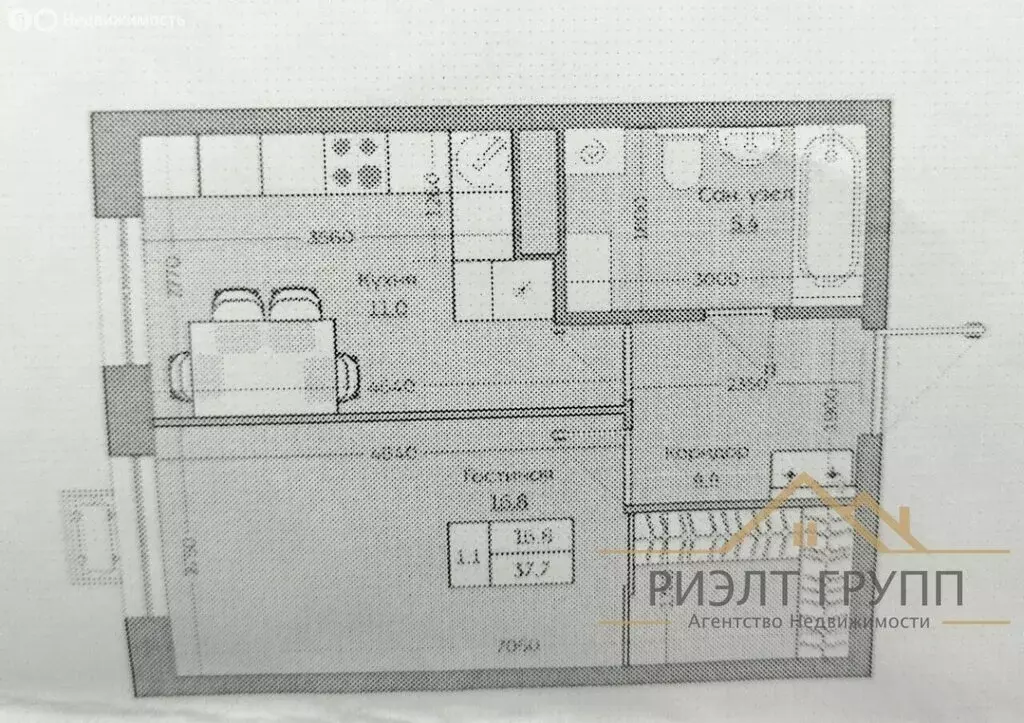 1-комнатная квартира: Казань, Уютная улица, 4 (37.7 м) - Фото 1