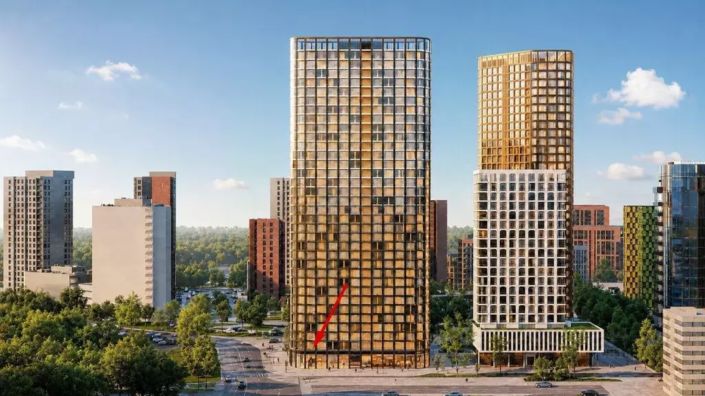Помещение свободного назначения в Москва Нагатино Ай-Ленд жилой ... - Фото 1