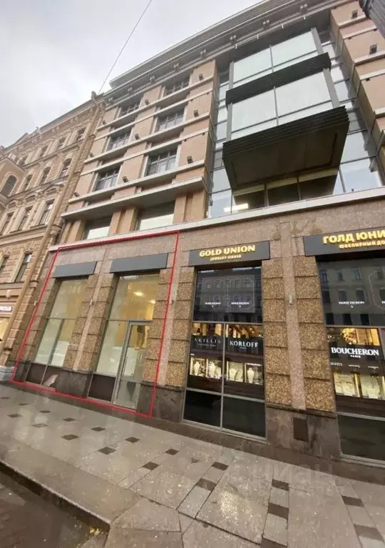 Помещение свободного назначения в Санкт-Петербург Невский просп., 137 ... - Фото 1