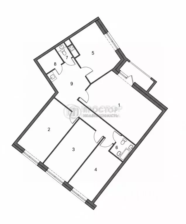 4-к кв. Московская область, Химки ул. Германа Титова, 10 (92.1 м) - Фото 2