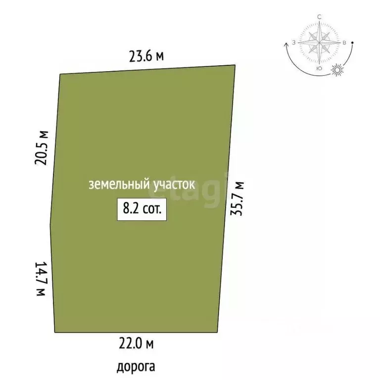 Участок в Хабаровский край, Хабаровск ул. Революции, 11 (8.0 сот.) - Фото 2