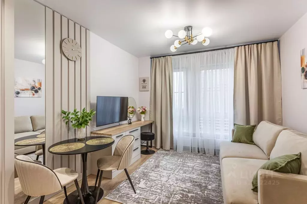 Студия Москва 2-й Нагатинский проезд, 2/3 (20.0 м) - Фото 1