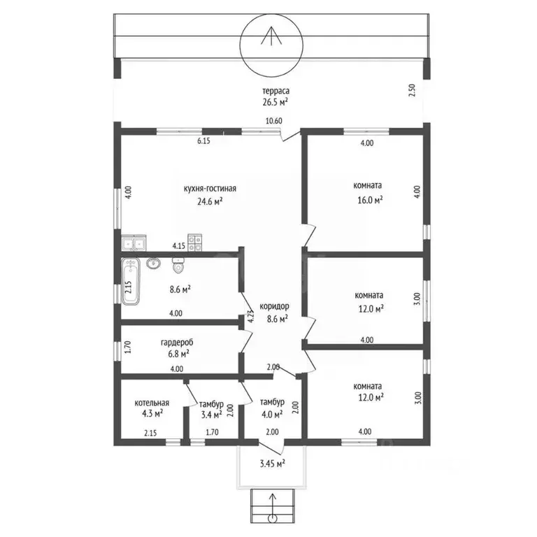 Дом в Архангельская область, Приморский муниципальный округ, Большой ... - Фото 2