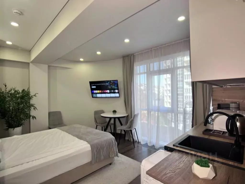 1-к кв. Краснодарский край, Сочи Светлана мкр, ул. Учительская, 5 ... - Фото 2