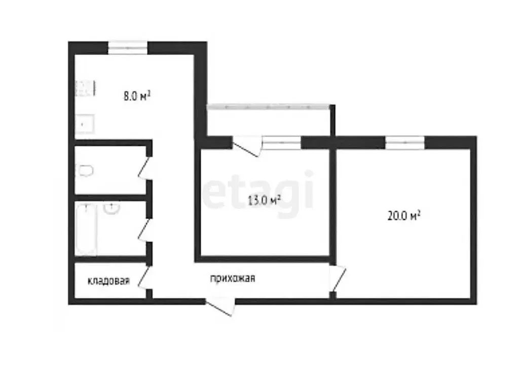 2-комнатная квартира: Воронеж, улица Димитрова, 142 (53.7 м) - Фото 1